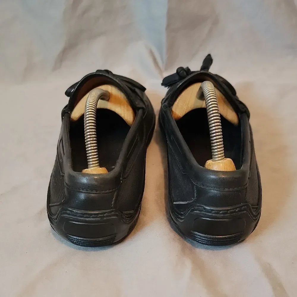 Allen Edmonds 9 D Cassel Black Leather Loafers Sleek Design